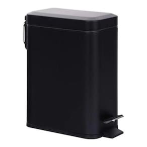 Lixeira Com Pedal - 6 Litros - Homy Deluxe - Preto