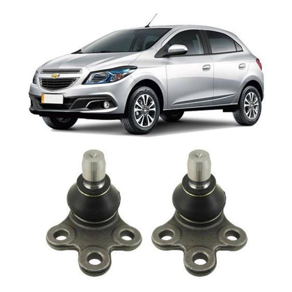Kit 2 Pivô Bandeja Dianteira Gm Onix 15 16 2017 2018 2019