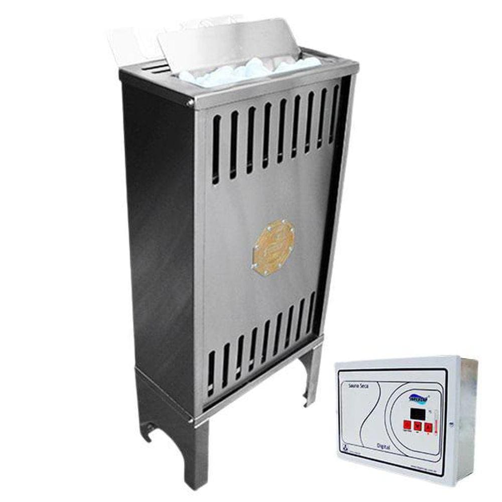 Sauna Seca 6Kw Bifasica 220V Com Comando Digital Impercap