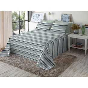 Jogo De Cama Queen Size 180 Fios Fiori - Gabriel 7526