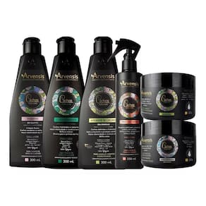 Kit Arvensis Cachos Naturais Crespos E Crespíssimos 6 Itens