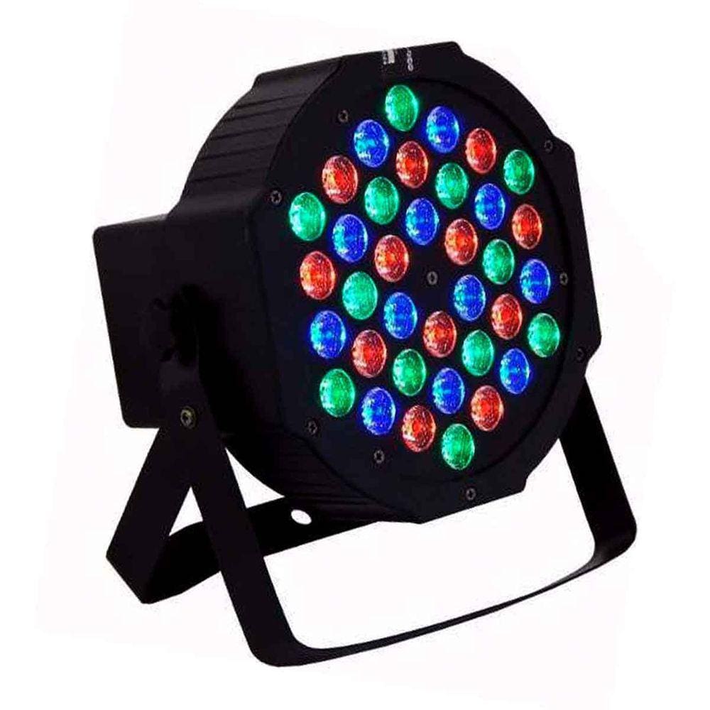 Canhão Refletor 36 Leds Refletor Rgb Bivolt Dmx Digital Slim