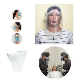 8 Masc De Protecao Facial C Elastico Face Shield Kit Unic Un