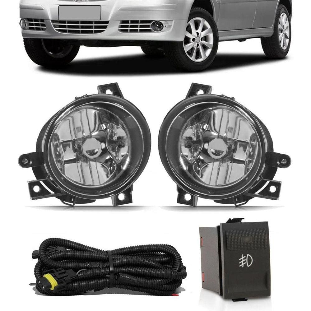 Kit Farol De Milha Neblina Vw Gol Parati Saveiro G4