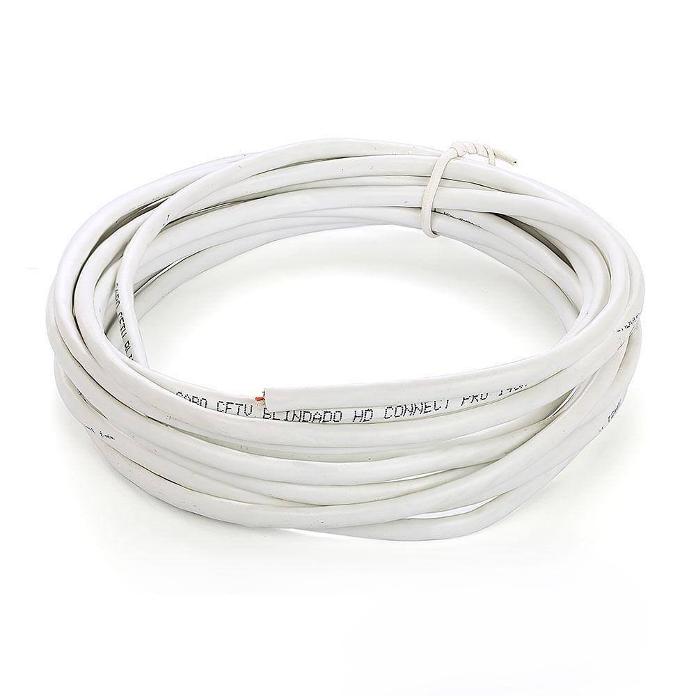 Cabo De Rede Blindado Cat5E Branco - 40 Metros