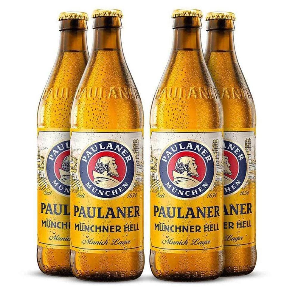 Kit 4 Und Cerveja Paulaner Munchner Hell 500Ml