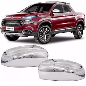 Kit Aplique Capa retrovisor Fiat Toro 2016 2017 2018 Cromado