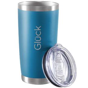 Copo Térmico Para Cerveja Lucky 591Ml Porsche Blue Gluck