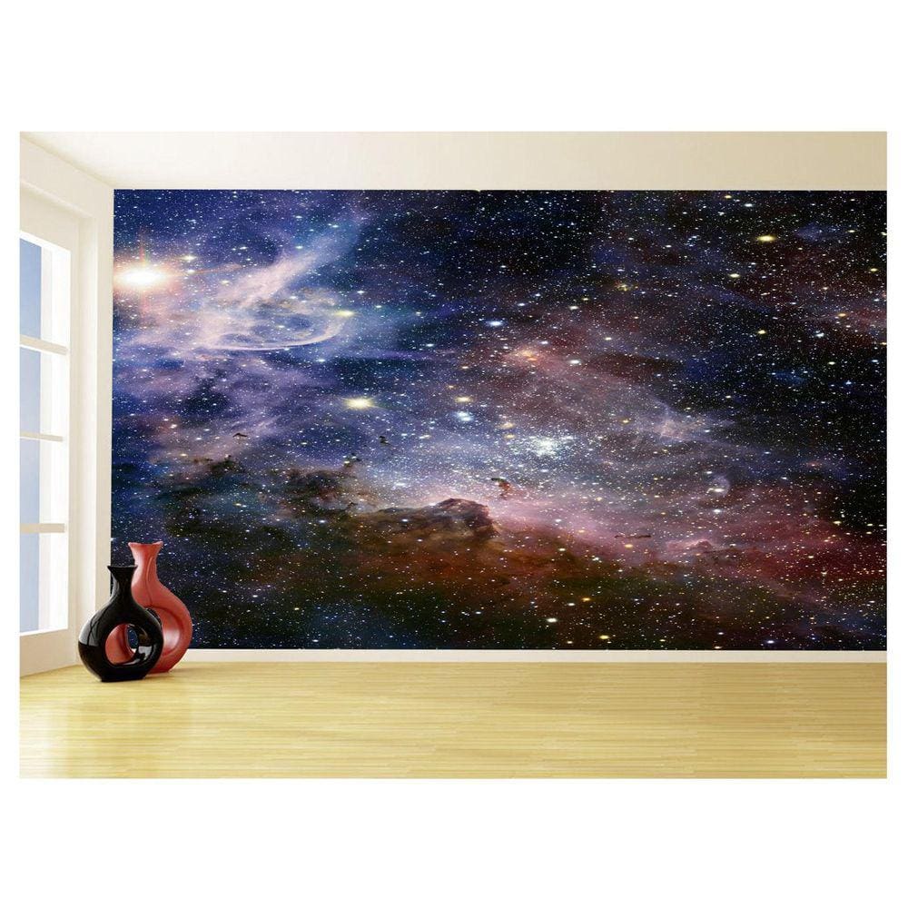 Papel De Parede 3D Espaço Estrelas Galáxia 3,5M Nsp127