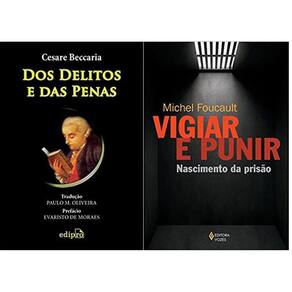Kit 2 Livros Dos Delitos E Das Penas + Vigiar E Punir