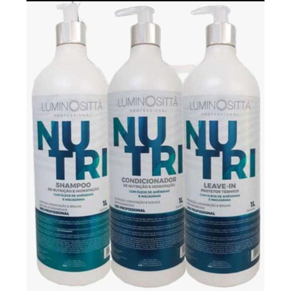 Kit Nutri Hidratação 3 Passos De 1 L - Luminosittà