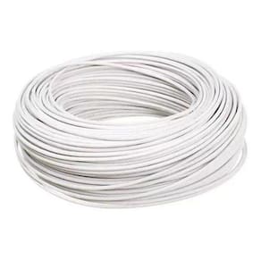 Fio Cabo Flexível 4Mm Branco - 100 Metros