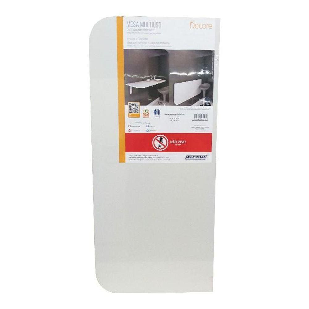 Mesa Dobrável Com Suporte 50X40Cm Preta Multivisão