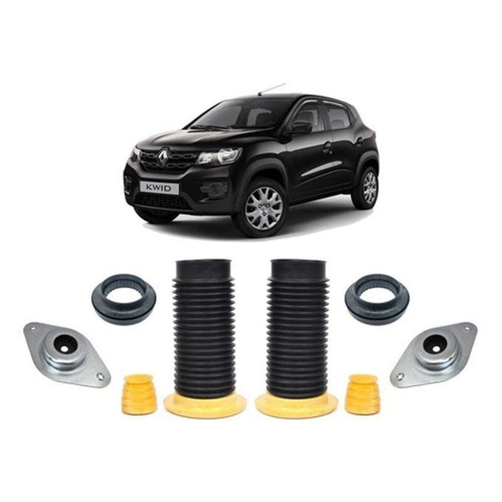 2 Kit Coxim Amortecedor Dianteiro Kwid 2017 2018 2019 2020