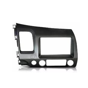 Moldura 2din Mp5 New Civic 2006 A 2011 Grafite