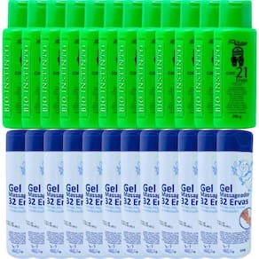 Kit 12 Gel Detonador Com 21 Ervas + 12 Gel 32 Ervas Pés