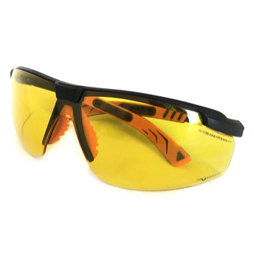 Óculos Univet 5X8 Amarelo Ideal Tbm Para Ciclista Noturno