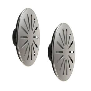 2 Ralos De Fundo Inox Anti Turbilhão 60Mm Piscinas Alvenaria