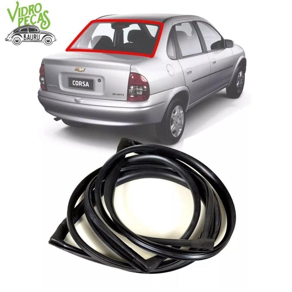 Borracha Vidro Traseiro Vigia Corsa Sedan Classic