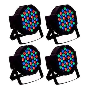 Canhão Refletor Led 36 Rgb Bivolt Dmx Digital Slim - 4 Und