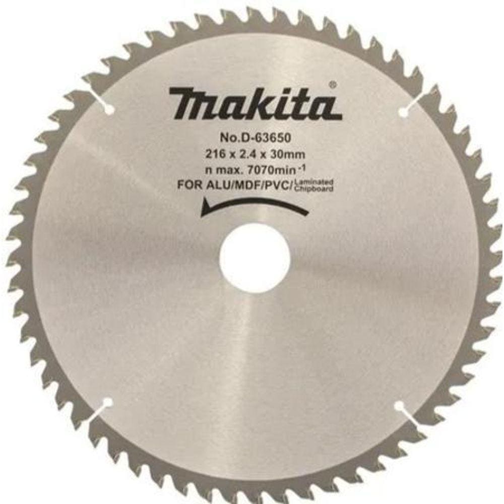 Lamina Serra Makita D-63650 Multi Purpose 216Mm X 30Mm 60T