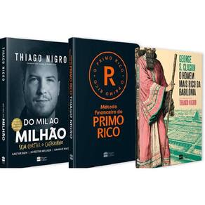 Kit 3 Livros Do Mil Ao Milhão + Primo Rico + O Homem Mais