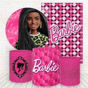 Kit 2 Painéis E Capas 3D Sublimado Barbie Fkpc-576