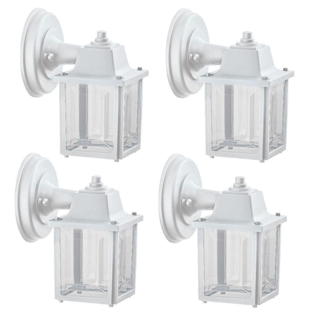 Luminaria Arandela Externo Colonial Branco Alz19 4un