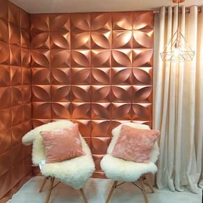Placas De Parede 3D Alto Impacto Decoracao Kit 2M² E Cola