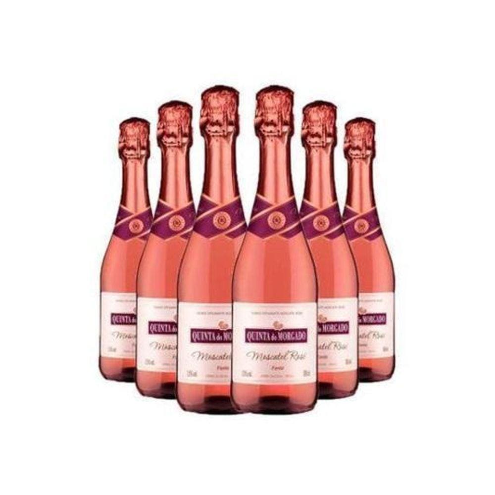 Espumante Moscatel Rosé Quinta Do Morgado 660Ml - Kit 06 Un.
