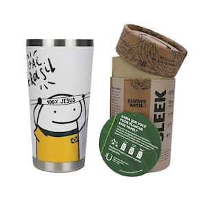 Copo Térmico Gluck Sleek Future Brasil Flork Fiel Em Aço