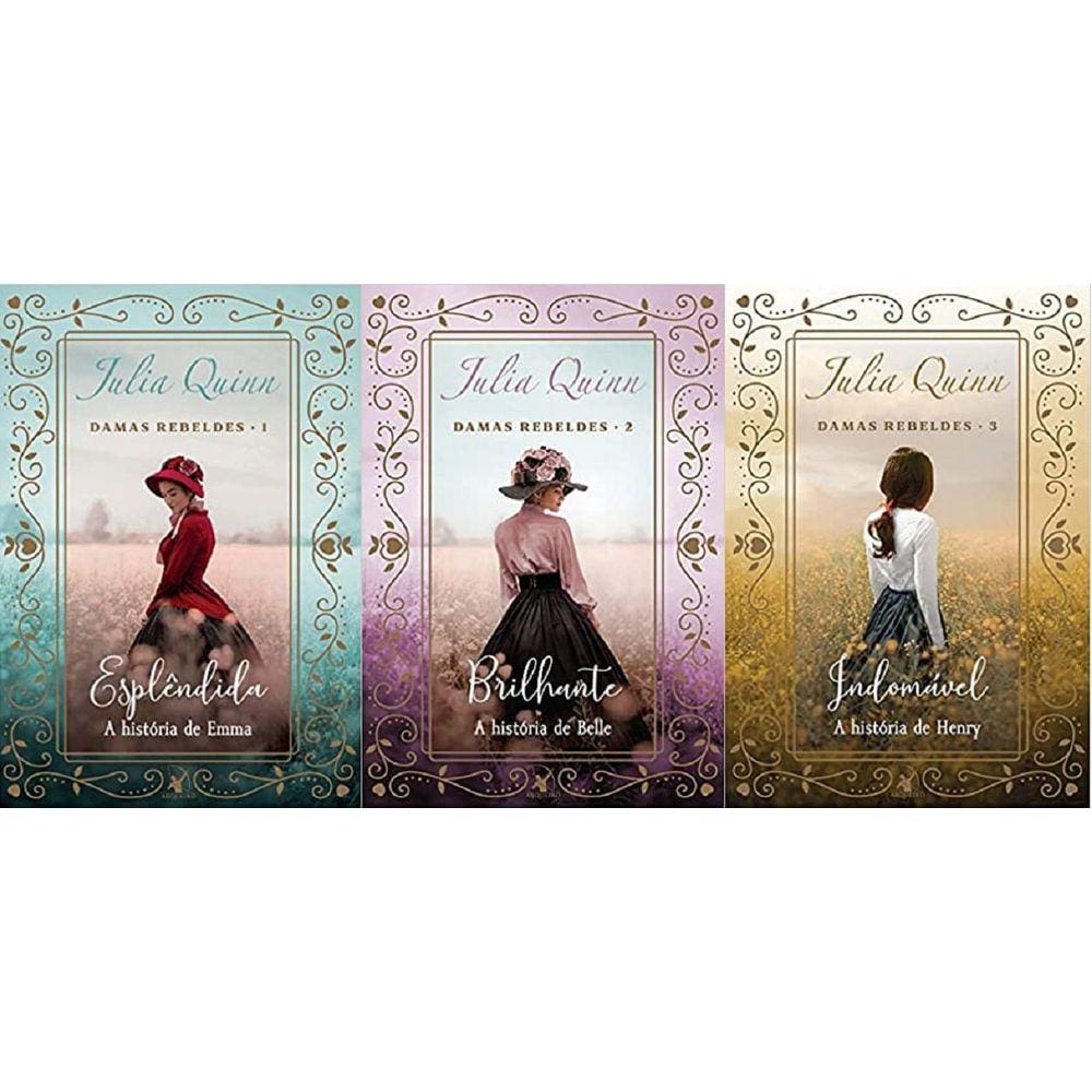 Kit 3 Livros Julia Quinn Damas Rebeldes Esplêndida + 2