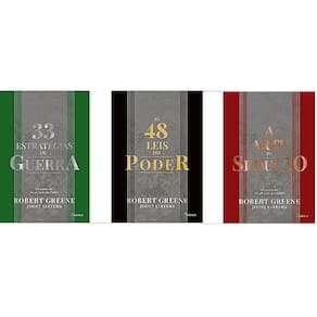 Kit 3 Livros Robert Greene 33 Estratat Sedução 48 Leis Poder