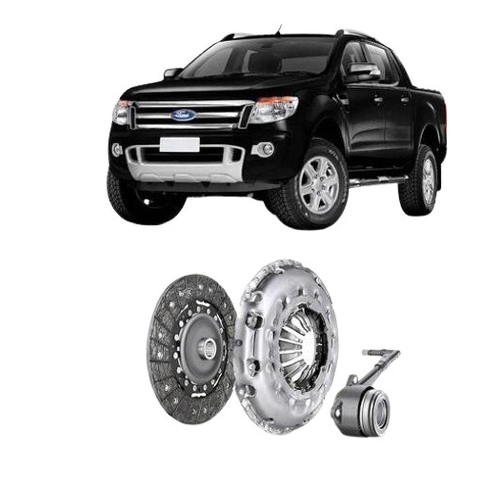 Kit Embreagem Ranger 2.2 3.2 Duratorq 2012/ Com Atuador