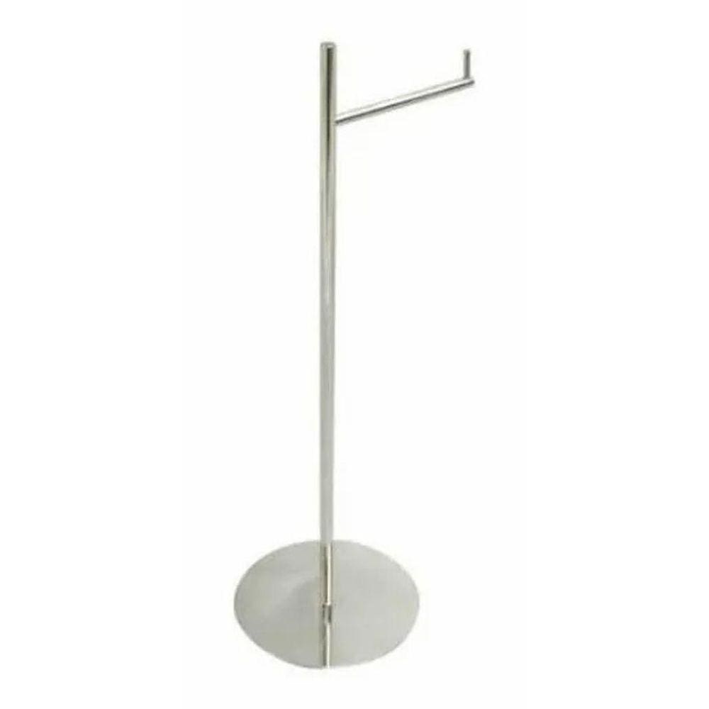 Papeleira De Chão Redonda Simples Em Inox - Cilento