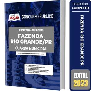 Apostila Concurso Fazenda Rio Grande Pr Guarda Municipal
