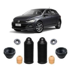 Par Kit Coxim Batente Dianteiro Vw Polo 2018 2019 2020 2021