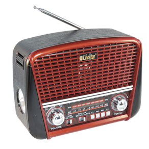 Rádio Retro Portátil AM / FM / USB / SD Livstar CNN 3201 BT