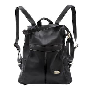 Mochila Karina Lima Em Couro Preto