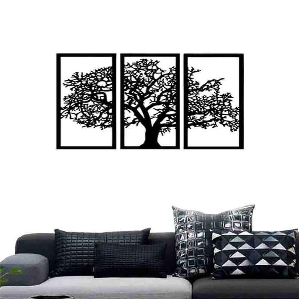 Quadro Decorativo Árvore Da Vida 6Mm Vazado - Mdf