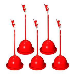 Kit Bebedouro pendular automático aves 5 unidades