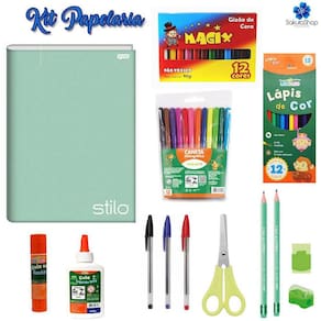 Kit Material Escolar Juvenil Infantil Menina Menino Surpresa