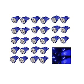 Kit 100 Lampadas Pingo 8 Leds T10 Xenon Super Azul
