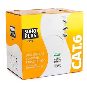 Caixa De Rede Cat6 Furukawa/Sohoplus - 305 Mt - Azul