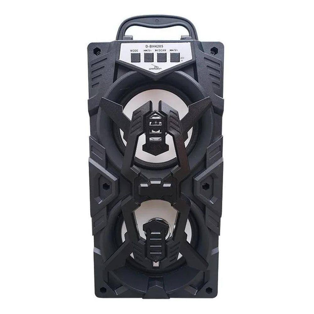 Caixa De Som Bluetooth 10W Grasep D-Bh4205 Preta