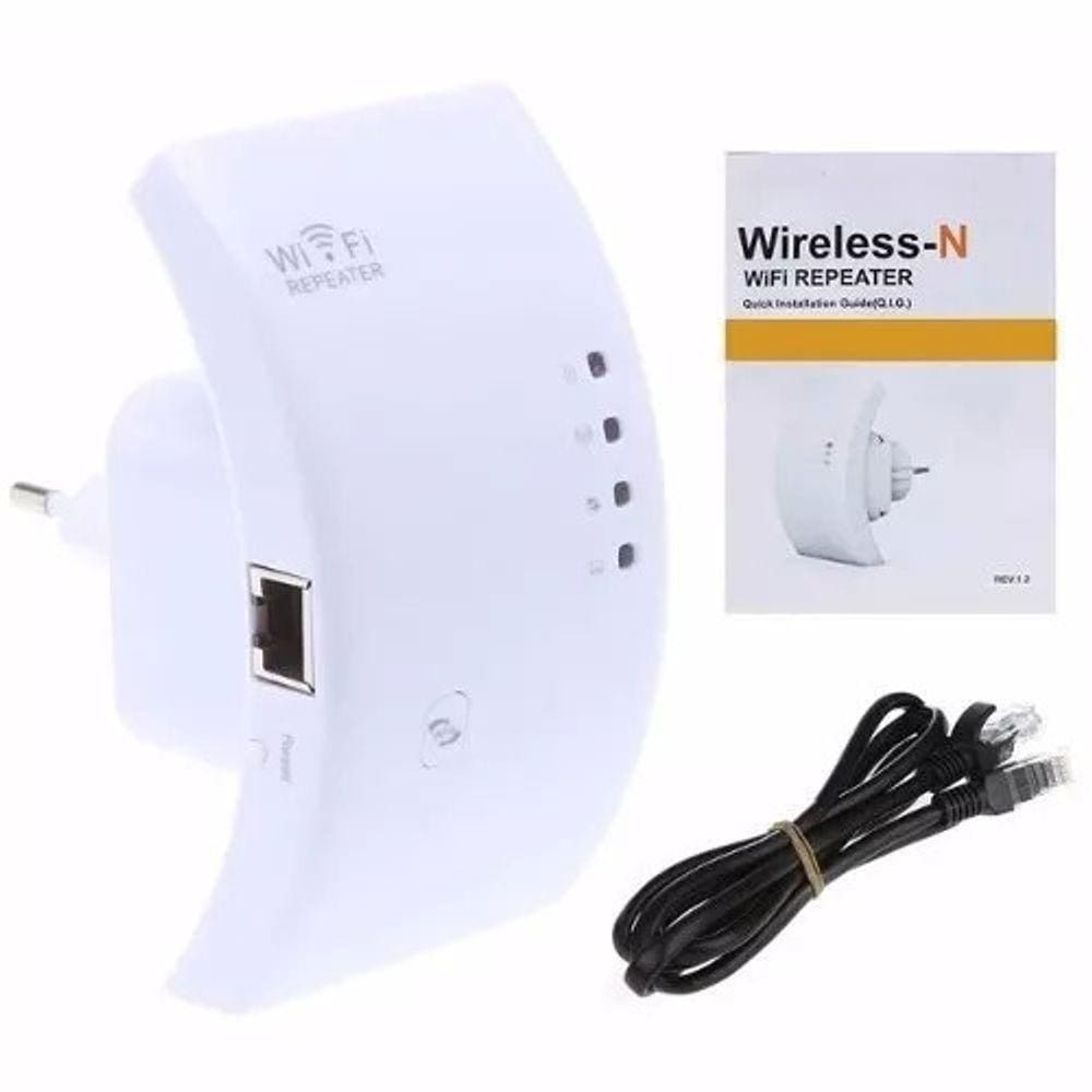 Repetidor Sinal Wifi 300mbps Wps Ap Aumentar Sinal Homologação: 22681308937