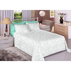 Jogo De Cama Queen Size 200 Fios Fiori - Miguel 7603-1