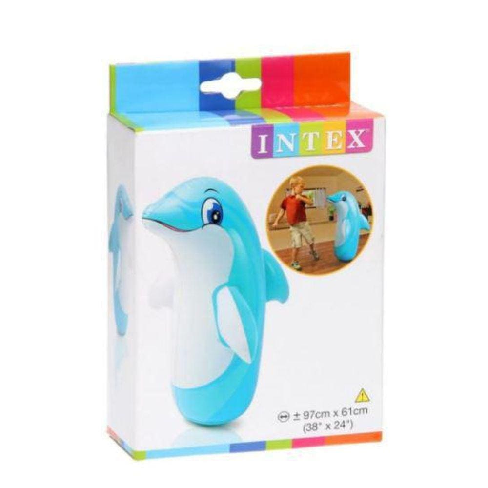 João Bobo Inflável Golfinho 91Cm Intex