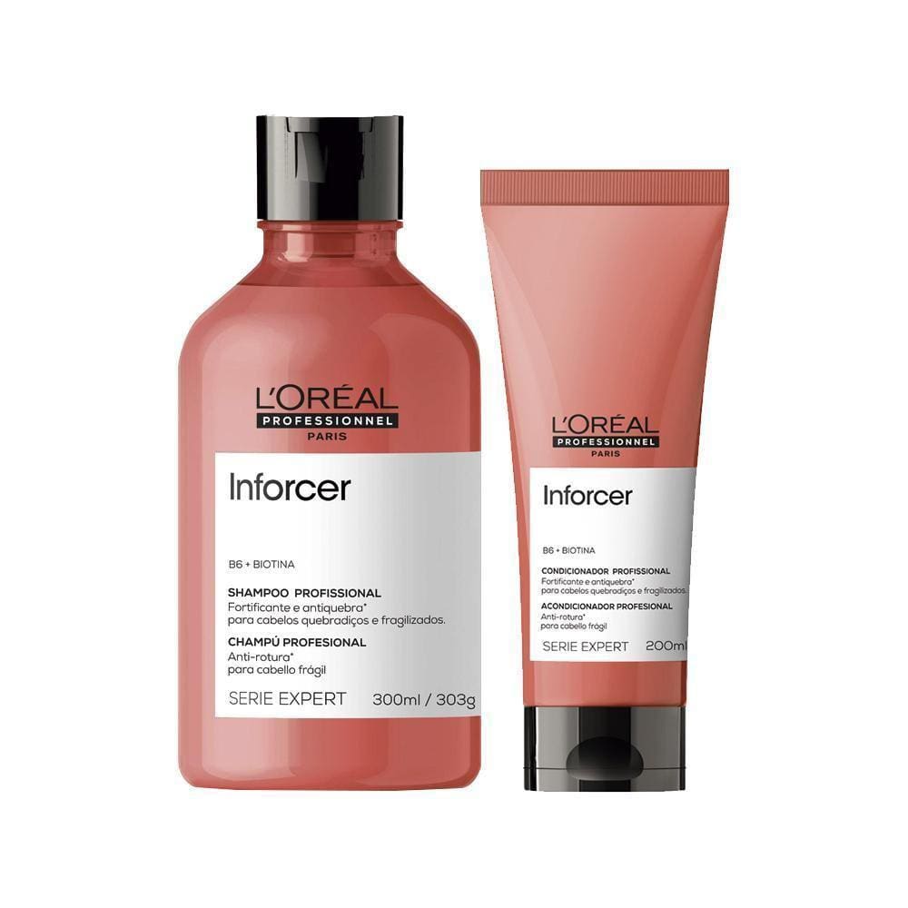 Kit L`Oréal Pro Serie Exp Inforcer - Sh E Cond