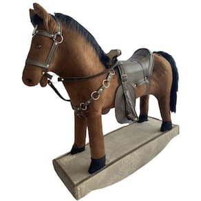 Cavalinho De Balanço Grande Super Luxo Top De Linha